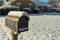 Snow-covered mailbox