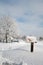 Snow Covered Mailbox