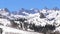 The snow covered mountains of the Inyo National Forest