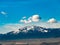 Snow covered mountains outside of Reno, Nevada.