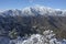 Snow Covered Mountains of Santiago, Chile