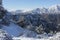 Snow Covered Mountains of Santiago, Chile