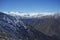 Snow Covered Mountains of Santiago, Chile