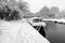 Snow Covered Narrowboat