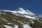 Snow-covered peak of the Dents du Midi mountain range