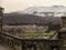 Snow Covered Pentland Hills from Edinburgh, Scotland