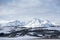 Snow Covered Rising Wolf Mountain in Powder Blue