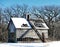 Snow Covered Ruins of a Discarded Corn Crib