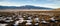 Snow Covered Sage Brush Mountain Landscape Surrounding Great Basin