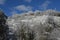 Snow Covered San Bernardino Mountain Forest Lodge