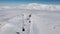 Snow covered slope of Erciyes ski resort