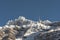 The snow-covered top of mount Saentis, Canton Appenzell Ausserrhoden, Switzerland