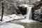 Snow Covered Waterfall - Flat Lick Falls - Appalachian Mountains - Kentucky
