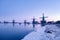 snow covered windmill village in the Zaanse Schans Netherlands, historical wooden windmills in winter Zaanse Schans