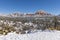 Snow Covered Winter Scenic Sedona Arizona