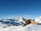 Snow cowered Matterhorn