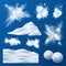 Snow Elements Realistic  Set