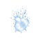 Snow Exploding Vector Illustration