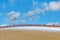 Snow Fence in Field