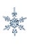 Snow flake isolated