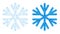 Snow Flake Triangle and Mesh Icon