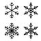 Snow flake vector