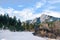 Snow on the Flatirons