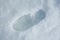 Snow footprint