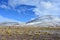 Snow at the Geysers el Tatio, in Atacama desert, Chile