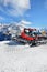 Snow Groomer in Alps