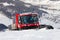 Snow groomer ski piste alps