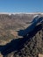 Snow in high desert mountains in Oregon