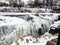 Snow, Ice and Water at Paterson Falls, New Jersey