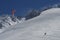 snow kite in french alps