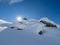 Snow levels on the summits of the mountains, the intensity and the beauty of the winter sun