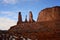 Snow Moments Monument Valley Arizona USA Navajo Nation