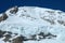 Snow on Monch mountainside at Jungfraujoch in Switzerland