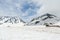 Snow mountain at japan alps tateyama kurobe alpine route