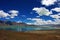 Snow Mountain and lake