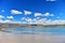 Snow Mountain and Lake Manasarovar