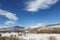 Snow mountain landscape in Tafi del Valle, Tucuman, Argentina