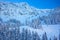 Snow Mountain Skiing Chairlifts Snoqualme Pass Washington