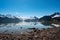 Snow Moutain lake landscape in Garibaldi provincial park