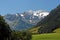 Snow peak of Alpine Grossglockner mountain