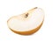 Snow pear or Fengsui pear isolated clipping path