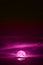 snow pink moon back on night sky silhouette cloud