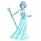 Snow Queen fairy tale character