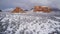 Snow on Red Rocks