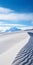 Snow And Sand Dunes In Terragen Style A Luminist Landscape