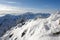 Snow and sky in Tatras.